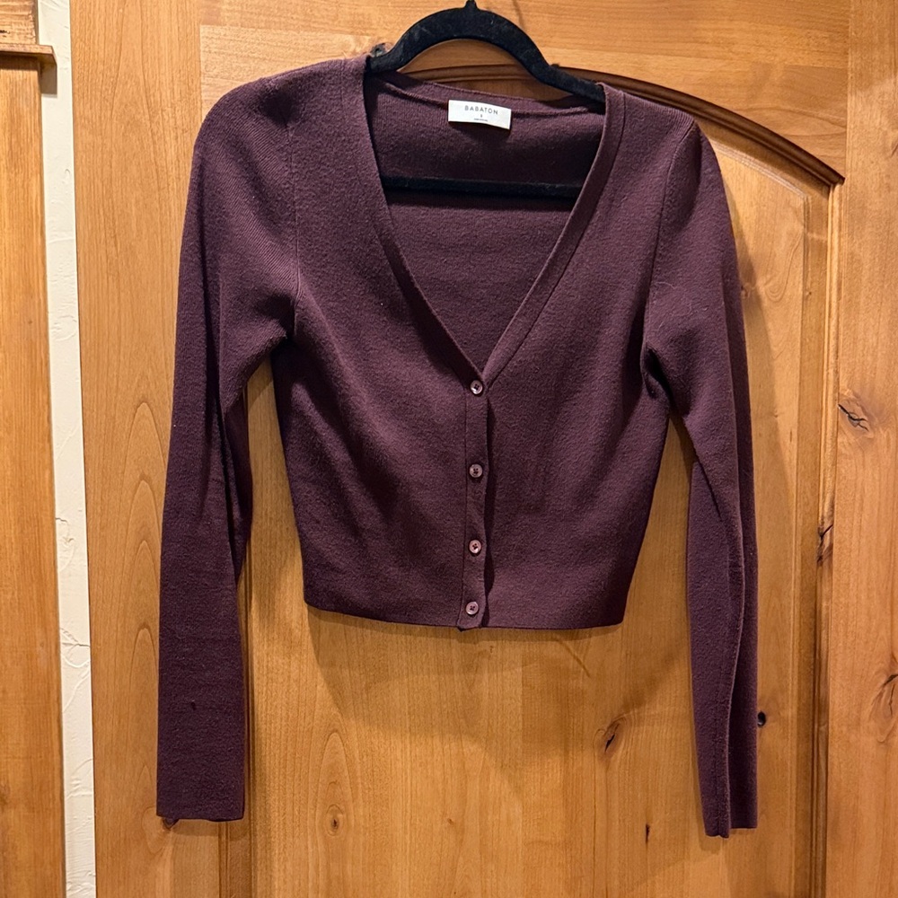 Babaton Women's Cardigan Sweater - Rich Brown